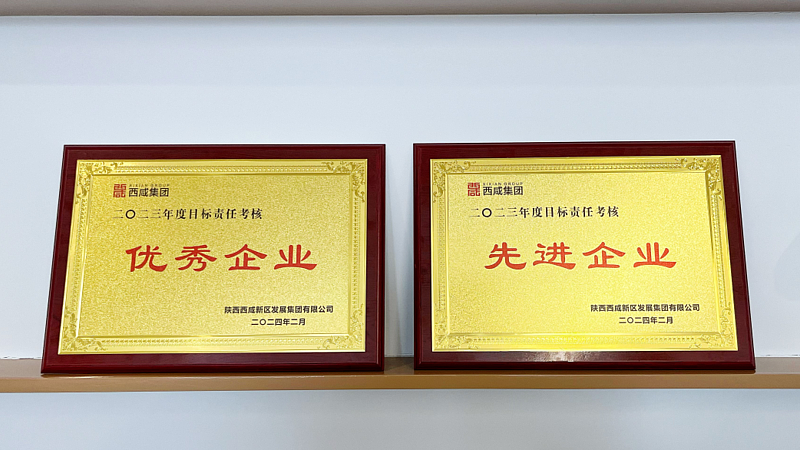 【金控快報】西咸金控獲評西咸集團2023年度“優(yōu)秀企業(yè)”“先進(jìn)企業(yè)”！